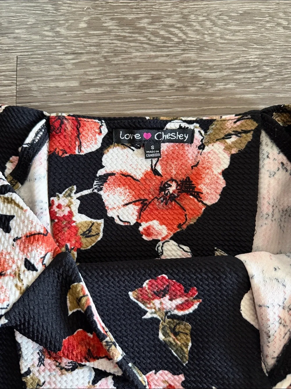 Love Chelsey Off Shoulder Black Floral Bodycon Dress